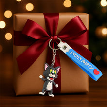 Cute Silicone 3D Key Chain with Metal Hook & Strap (Pack of 1)