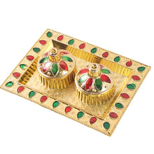 Rakasha Bandhan Special Puja Thali, Kumkum Thali Holder, Pooja Return Gift, Indian Housewarming Gifts, Brother / Bhai / Bhabhi / Sister / Family  Rakhi for Rakshabandhan, Diwali