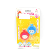 Self-adhesive hooks for bathrooms and kitchens.